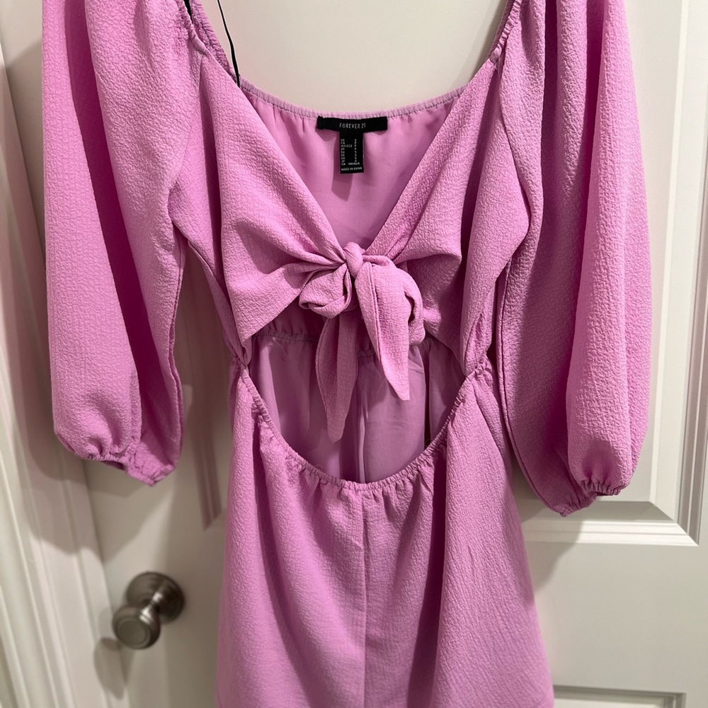 Forever 21 Pink Cutout Romper